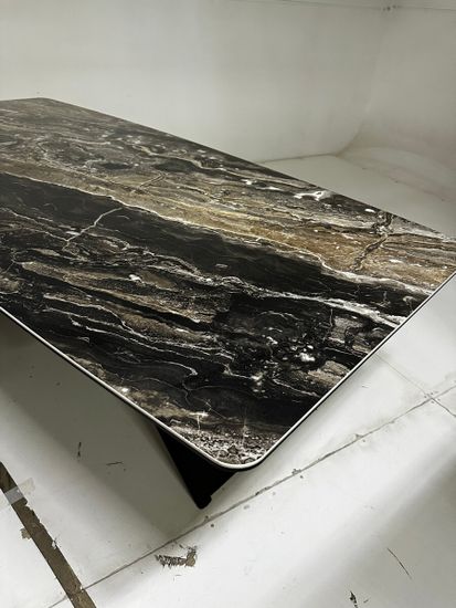 Стол МАРСЕЛЬ 220 RITCHER DOVE Amadeus, керамика / Черный