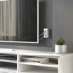 ТВ-розетка оконечная Gallant (белый)