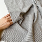 Вареный хлопок 250см. полоска графитовая