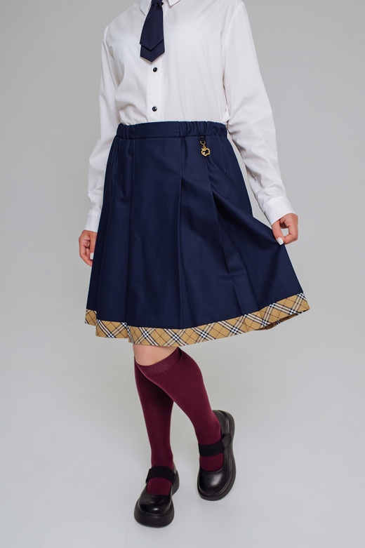 Юбка школьная "Юника" коллекция "Галактика Эконом"