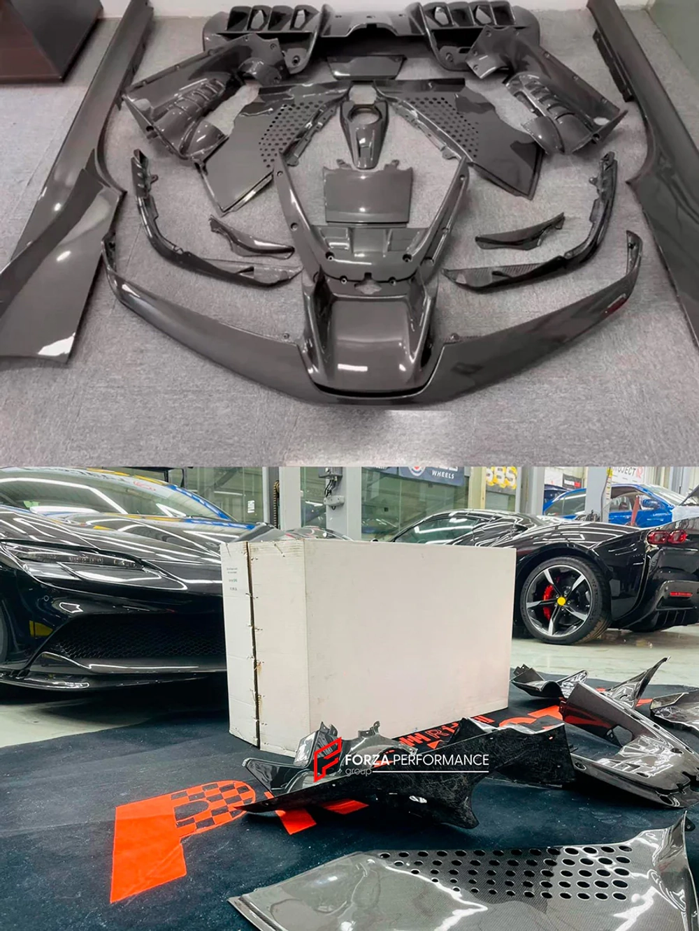 Карбоновый обвес для FERRARI SF90 SPIDER Феррари