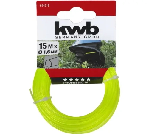 ЗИП1 Корд триммер (леска) 1,6мм, 15м KWB Profi круглый