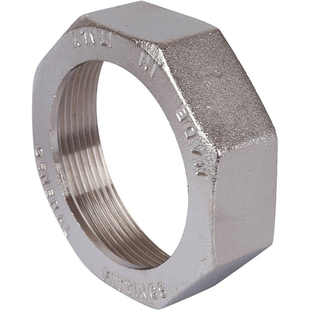 Соединение быстроразъемое (американка) STOUT - 2" (ВР/НР, латунь никелированая, плоск.уплотнение)