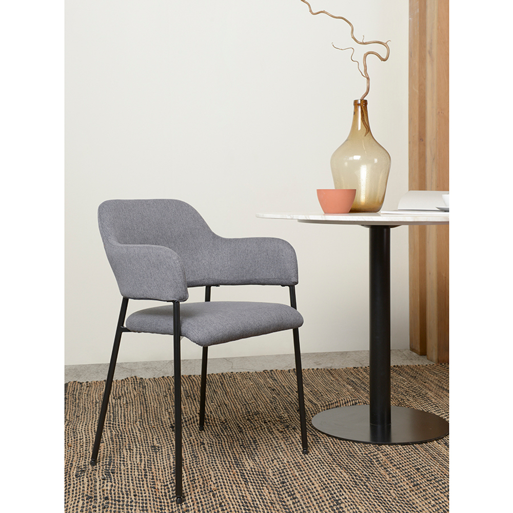 Стул wendy, рогожка, темно-серый