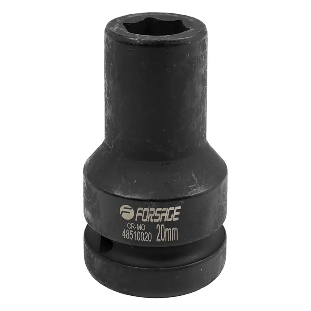 Головка ударная глубокая 1'', 20мм (6гр.) Forsage F-48510020