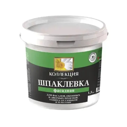 КОЛЛЕКЦИЯ Шпаклевка Фасадная 1,5кг (ИжСинтез)