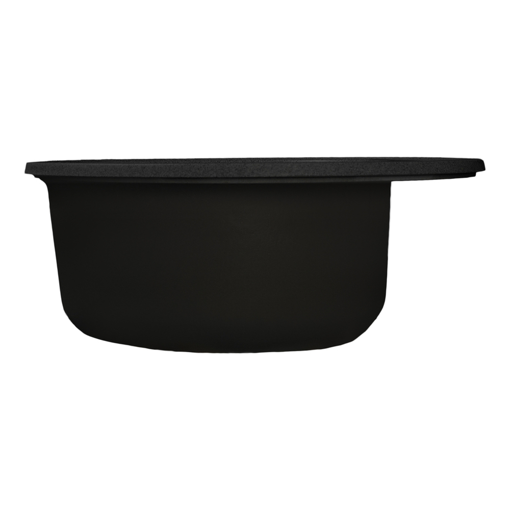 Мойкa ML-GMS102 СТАНДАРТ круглая, черный (308), 500 мм (глуб. чаши 170)