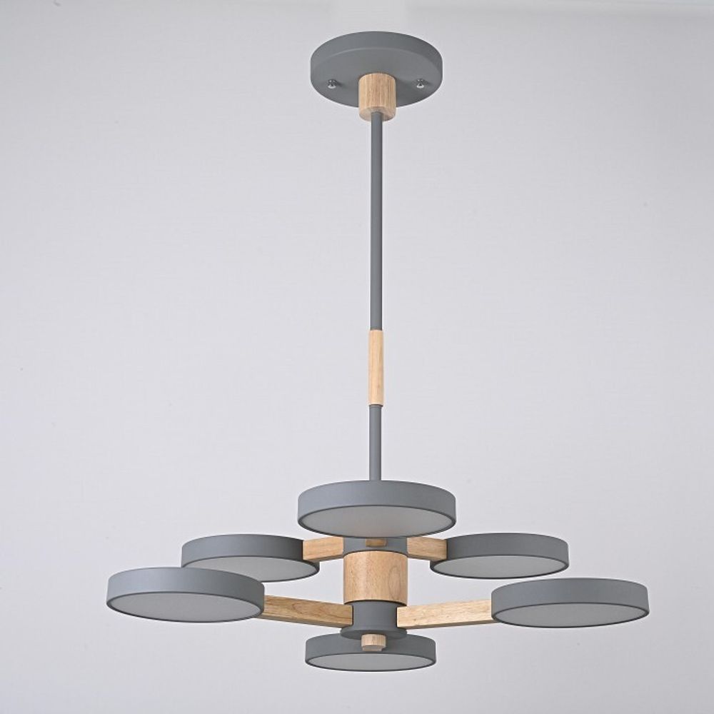 Люстра на штанге Imperiumloft TURNA Gray TURNA-DBL01