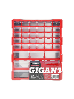 Вертикальный пластмассовый органайзер 39 отделений Gigant Professional GPMI-1