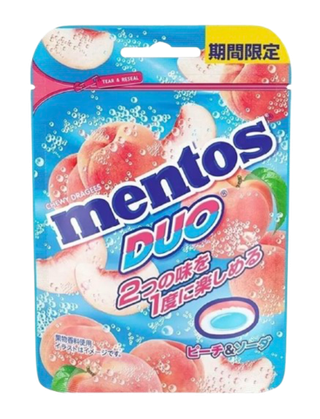 Конфеты Mentos DUO со вкусом персика