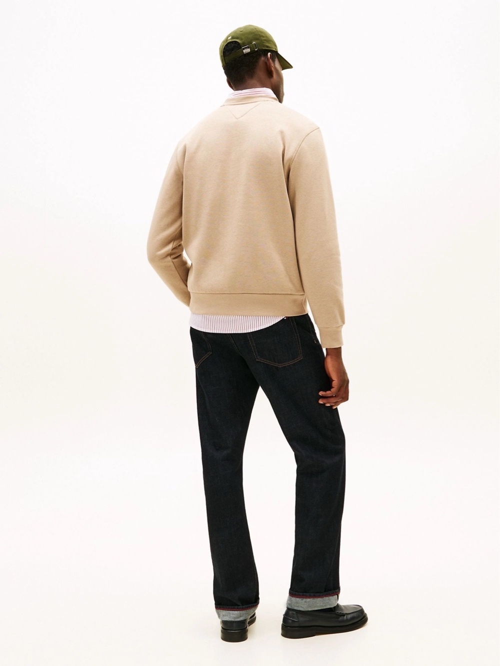Свитшот Tommy Hilfiger Arch Logo Flex Fleece Coastal Taupe