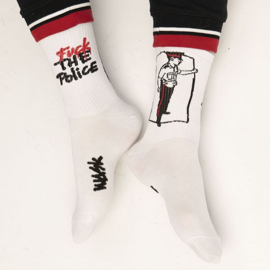 Носки st.Friday F#!& the police by Wask