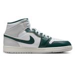 Баскетбольные кроссовки Air Jordan 1 Mid SE White/Sail/Neutral Grey/Oxidized Green