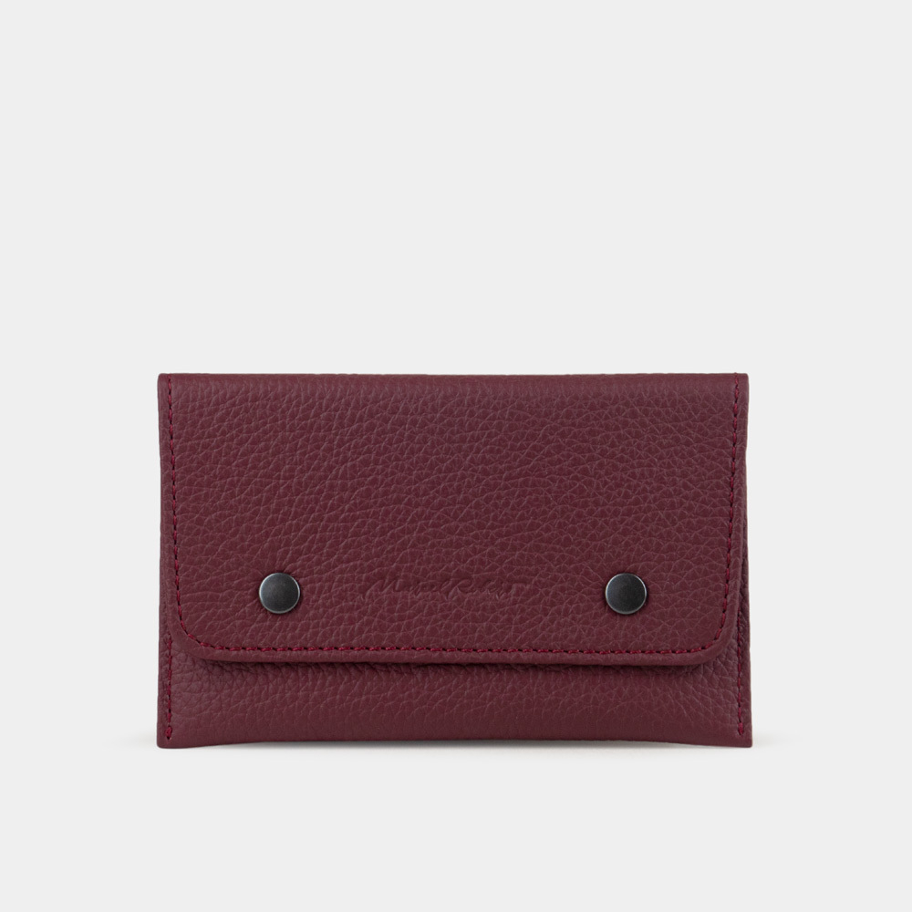 Кофр для украшений Medium из кожи теленка, бордового цвета