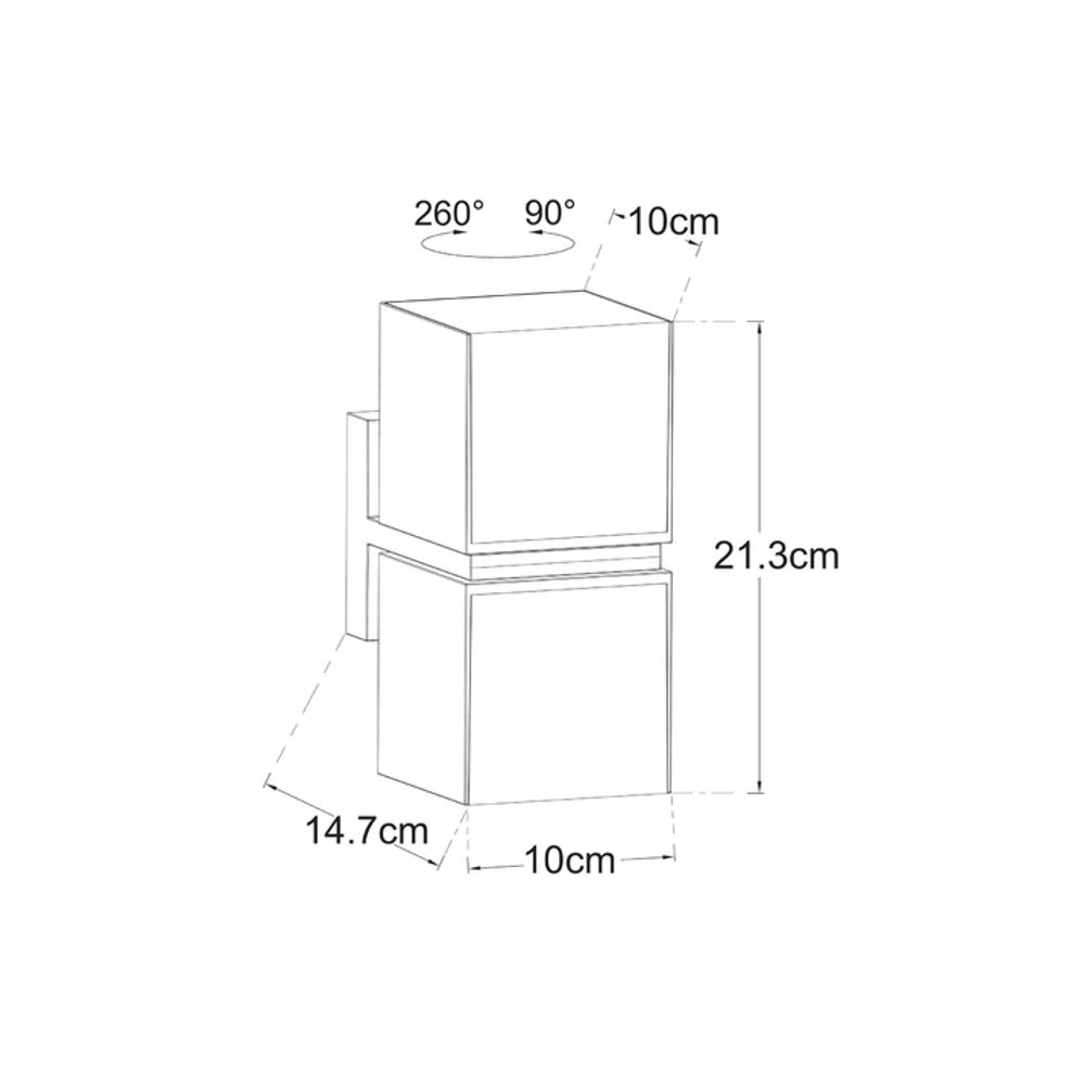 Уличный настенный светильник Arte lamp