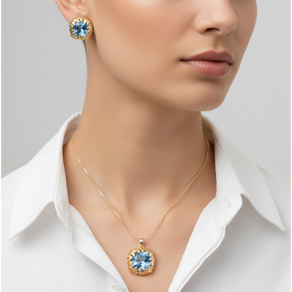 Комплект Fiore Luna, колье и серьги SG209474E-001 G