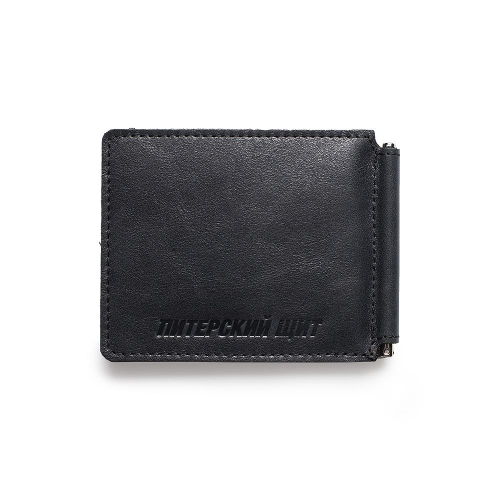 Зажим Питерский щит Пресс темно-серый