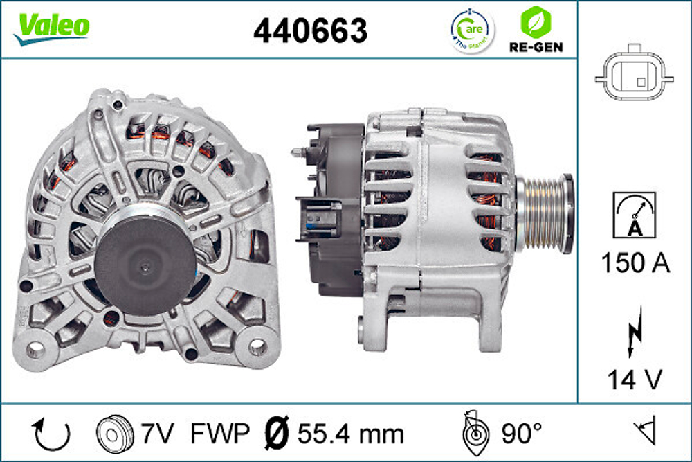 VALEO - 440663-VAL - Alternator - Povrat artikla narucenog iz Njemacke nije moguc.
