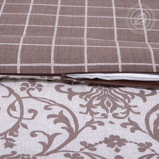 Евро комплект постельного белья Шик бязь Зима-Лето