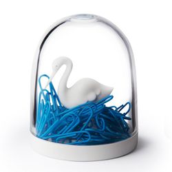 Держатель для скрепок Swan in the pond