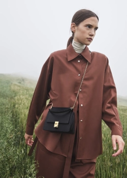 POLENE СУМКА NUMERO SEPT MINI, ЧЕРНЫЙ