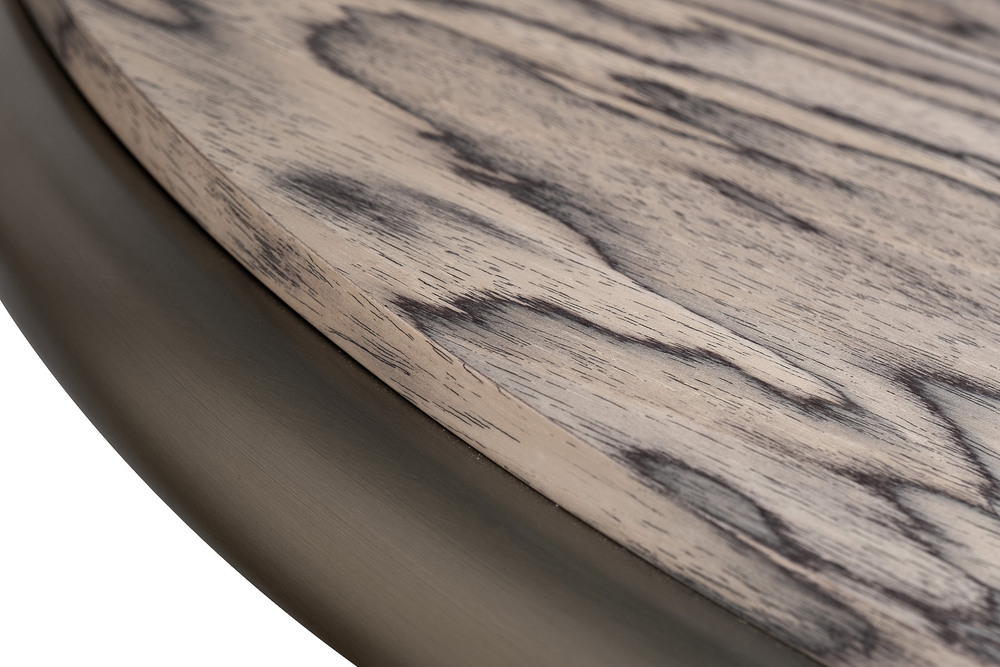 Стол журнальный круглый 110х32см Garda Decor серый