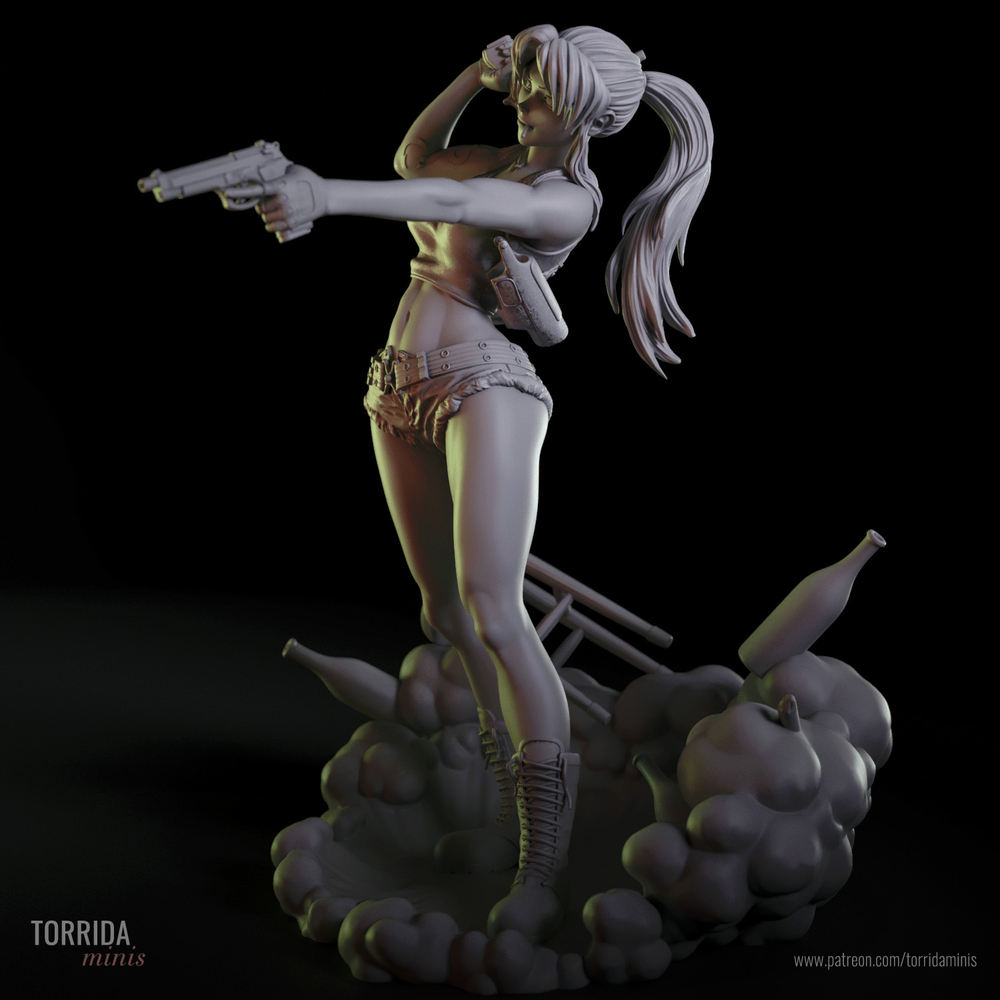 Фигурка Реви Пираты Чёрной лагуны Revy Black Lagoon Rebecca