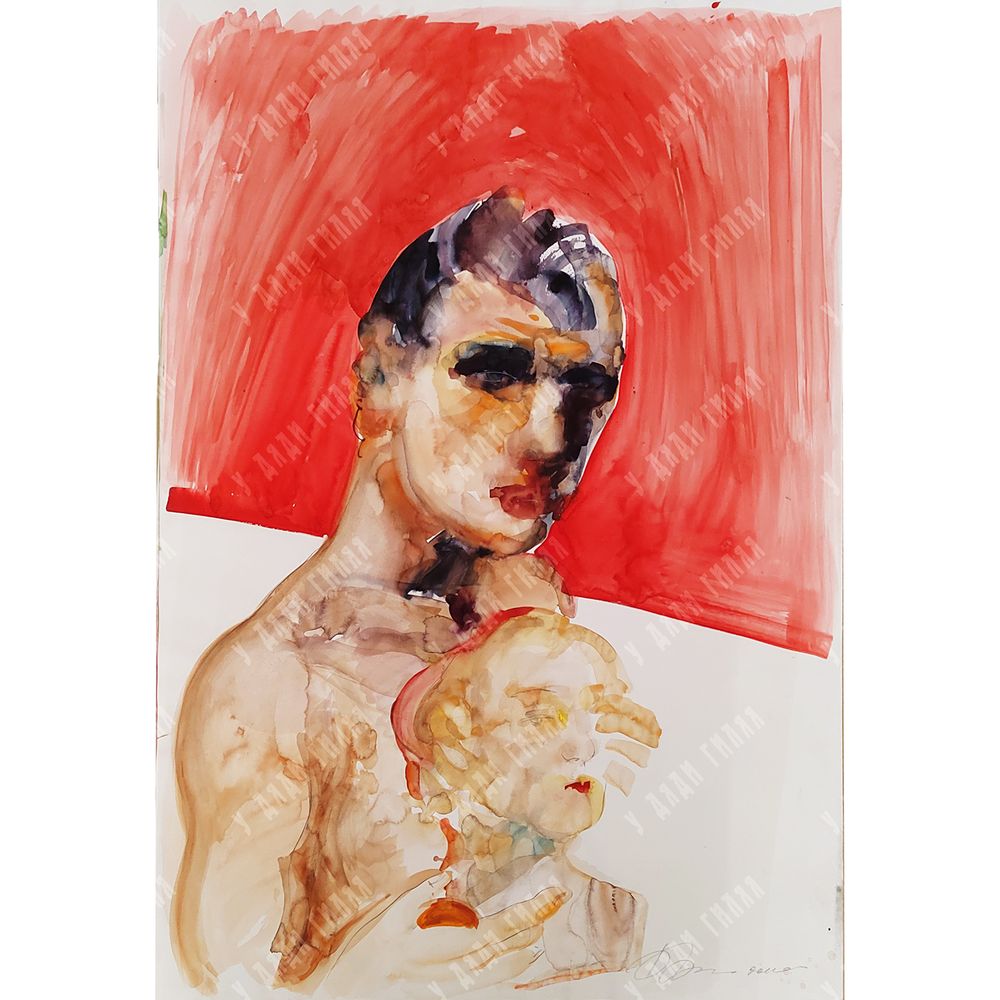 Алексеев Дмитрий (р. 1963) Салют. Серия &quot;Театральная&quot;. Акварель. 2010 г.