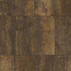 Тротуарная плитка КВАДРАТ 500х500 мм - Листопад гладкий Мокко