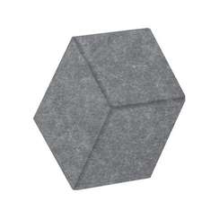 AcustiX Настенная панель шестигранная (3 луча) VE.NP-6G3LU-300 Морская Галька 600*520*12
(сторона 30