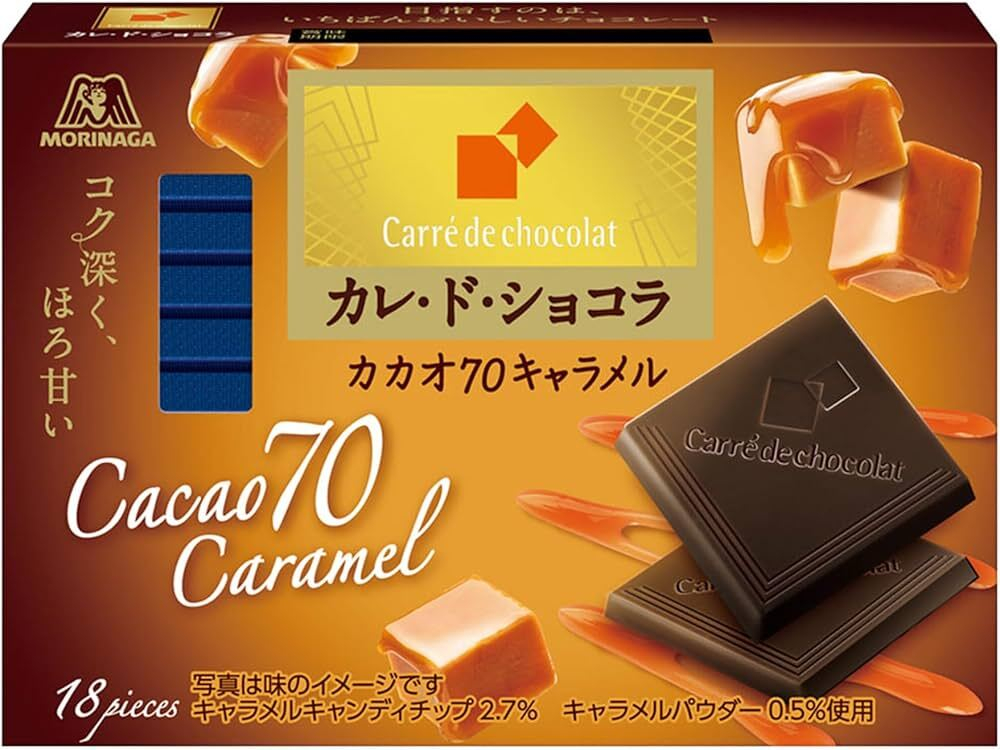 Шоколад Carre de Chocolat 18шт, Morinaga, 87г