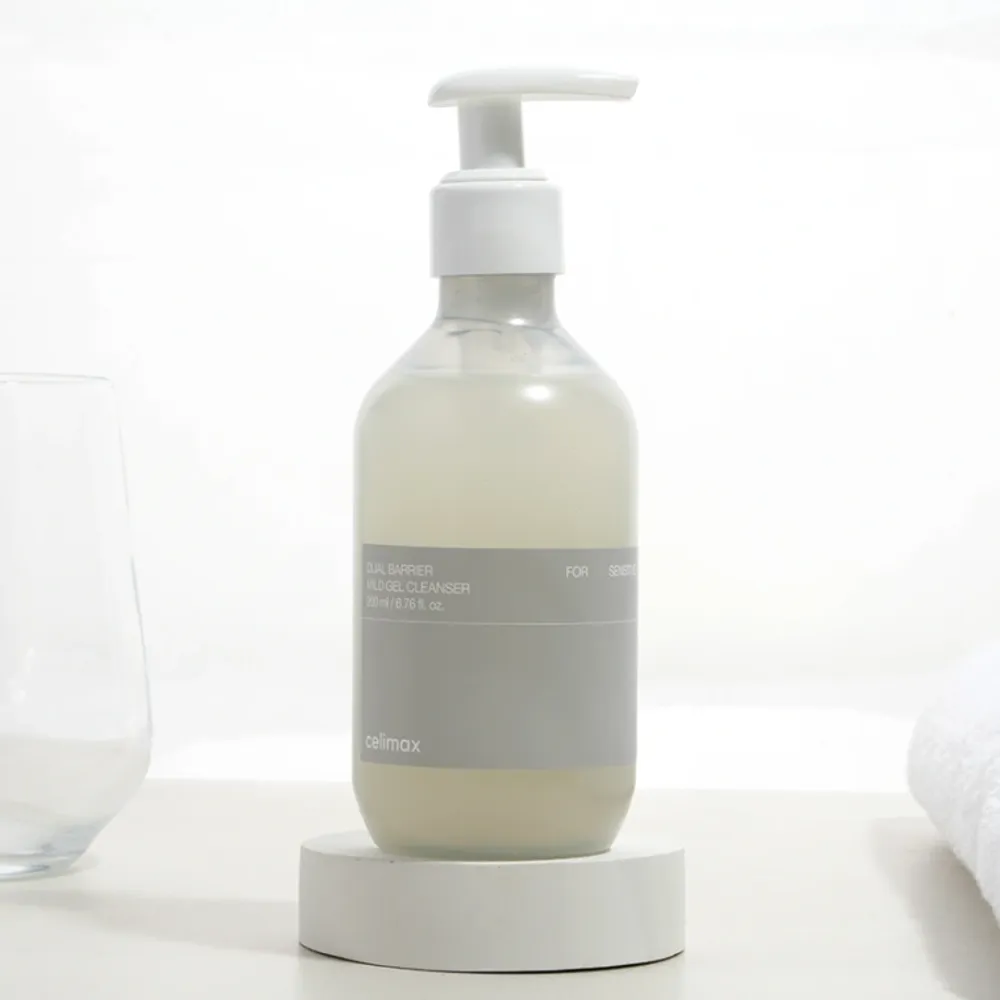 Гель-пенка для умывания с комплексом церамидов Celimax Dual Barrier Mild Gel Cleanser 200 мл