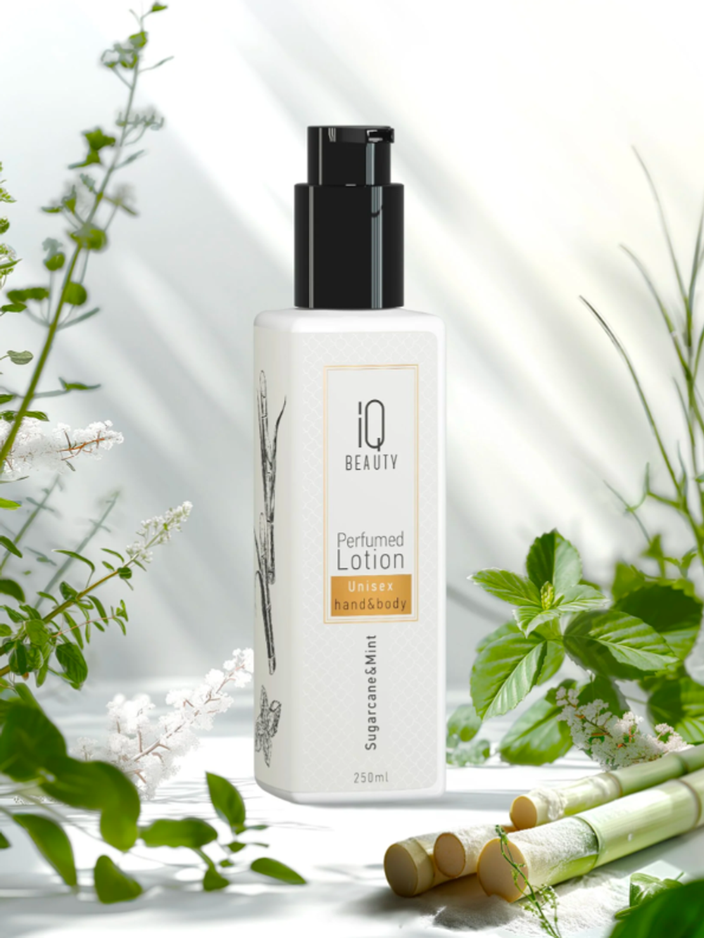 IQ Beauty Perfumed Lotion Sugarcane&Mint Парфюмированный лосьон для рук и тела, 250мл6