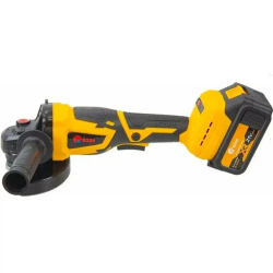 Болгарка аккумуляторная Edon AAG-21/125BL угловая шлифмашина 25093 УШМ 2 акк 21В; 4,0Ач; Li-Ion; 125мм; 9000об/мин; М14