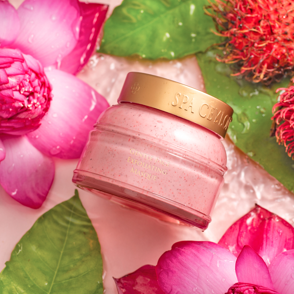 Маска для лица с эксфолиирующим эффектом "ЛОТОС И РАМБУТАН" (100гр)