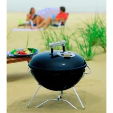 Портативный угольный гриль Weber Smokey Joe Premium, 37 см, чёрный