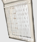 Мини-карниз Кафе Стандарт, цвет белый (размеры 55-85 см, 85-135 см, 135-225 см)