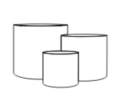 Кашпо, коллекция Urban, форма TUBE S