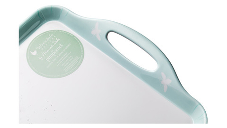 Поднос с ручками 48х29.5см Pimpernel Забавная фауна Зайка и пчела