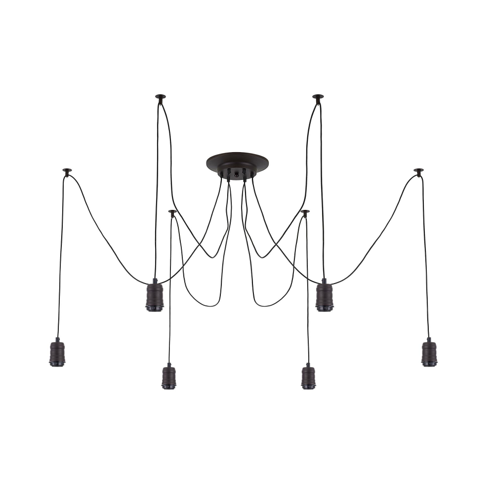 Citilux Эдисон CL451062 Люстра паук Венге