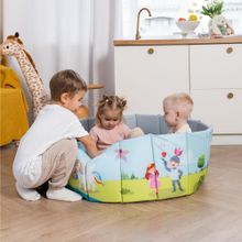 Игрушка Детский сухой бассейн TM Romana Мир приключений Принцессы складной