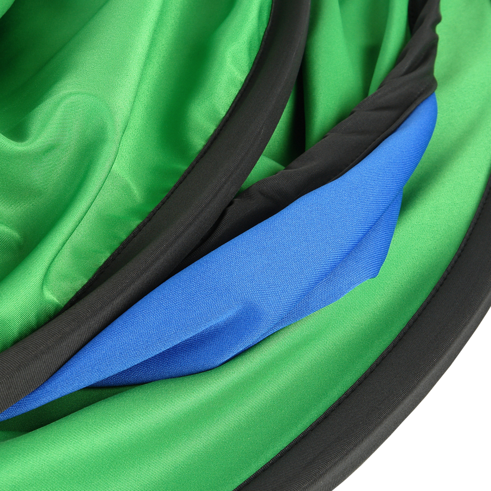Фон тканевый GreenBean Twist NVF-1997 хромакей двухсторонний сине-зеленый на каркасе 180х210 см