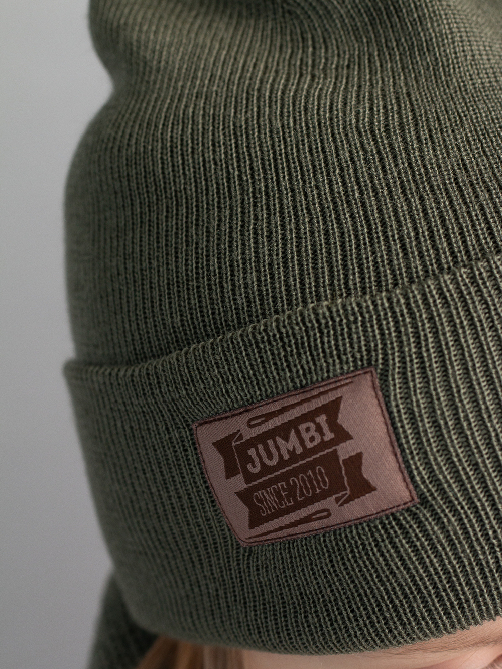 Шапка весенняя/осенняя вязаная КИКИ(Полынь)