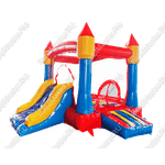 Надувной батут "Мини-Замок" 3,5*3*2,8 м.