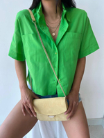 Рубашка Clever Fashion 0004 зеленый 012