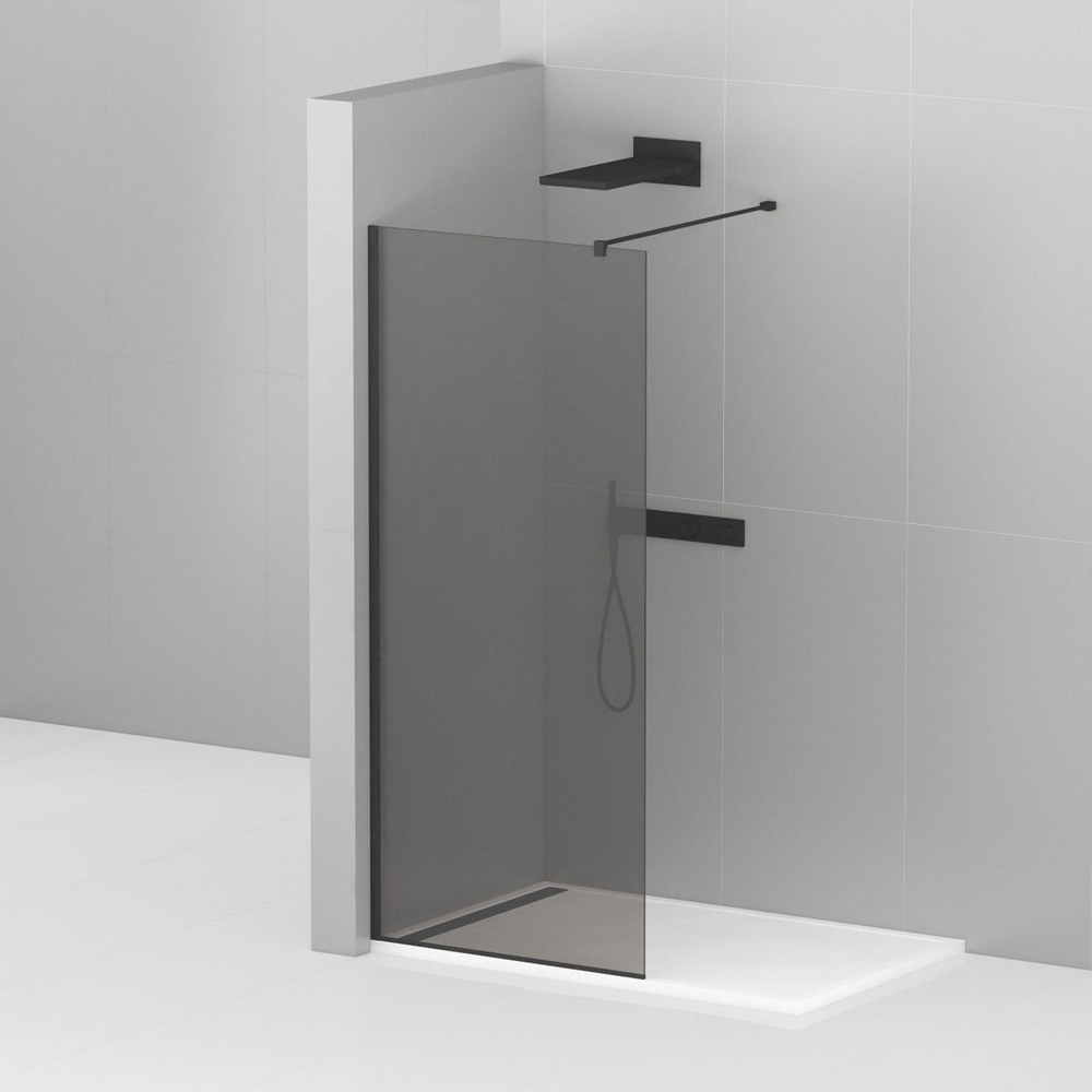 Душевая перегородка Cezares LIBERTA-L-1-80-120-GR-NERO