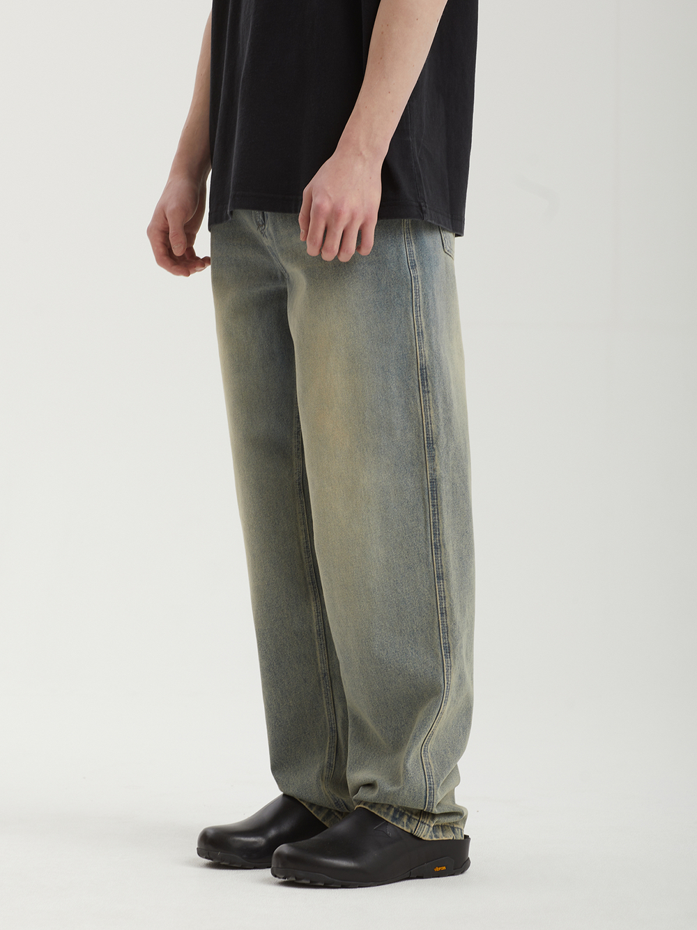 Мужские Джинсы (Straight Fit) Workers Club Straight Leg