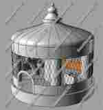 Детский надувной батут "Шатёр цирка" 5*5*4 м