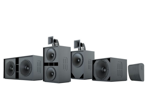 CVGAUDIO Moviematic MMCF115-F - двухполосная профессиональная за-экранная акустическая система