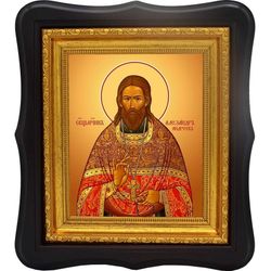 Александр Андреев священномученик пресвитер. Икона на холсте.